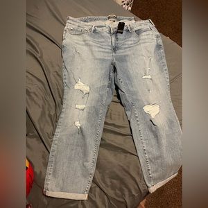 Boyfriend straight vintage stretch